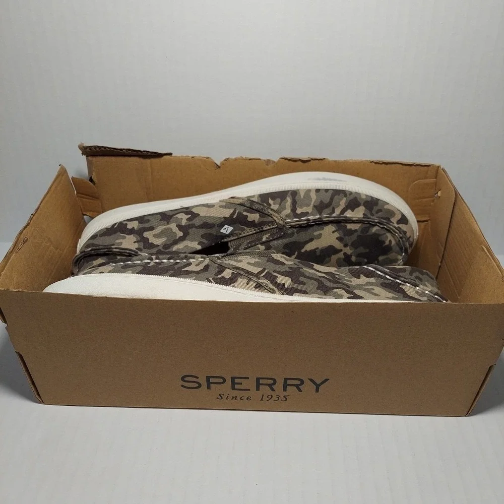 Sperry Boy's Size 7 - Child Salty Washable Camo